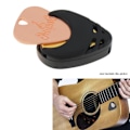 Miniatyrbilde 2 av 7: 10 stykker Sort Plast Stick On Gitar Pick Holder