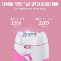 Miniatyrbilde 5 av 7: Elektrisk kvinnelig epilator for kvinner ansiktsbehandling hel kropp hårfjerner