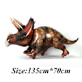 Pikkukuva 8 / 8: Suuri dinosaurukset folio ilmapallo jurassic tyrannosaurus triceratops jalusta dinosaurukset metsä syntymäpäivä juhla koristeet lapset lelut