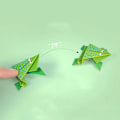 Pikkukuva 5 / 9: Sarjakuva Eläin Origami paperi leikkaus kirja lasten paperi leikkaus palapeli varhainen opetus lelut