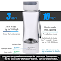 Miniatyrbillede 6 af 6: Hydrogen Rig Vand Generator Flaske Dobbelt Kammer Maker lonizer