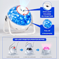 Miniatyrbilde 4 av 11: LED Stjerne Projektor Natt Lys 6 i 1 Planetarium Projeksjon Galaxy Starry Sky Projektor Lampe