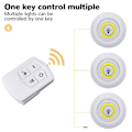 Miniatyrbilde 5 av 7: Super Bright Cob Under skap Lys LED Trådløs Fjernkontroll Kontroll Dimbar Garderobe Natt Lampe