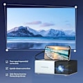 Miniatyrbilde 5 av 6: Mini LED Projektor 1000 Lumen 320x240P HDMI-kompatibel USB Lyd Hjem Media spiller