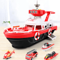 Miniatyrbillede 1 af 9: Simulering Spor Inerti Båd Diecasts & Legetøj Køretøjer Musik Historie Lys Legetøj Skib Model Legetøj