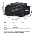 Miniatyrbilde 6 av 7: Sykkel Hard Skall Riv Hunch Bag 14L Stor Kapasitet Hunch Bag Anti-Splash Material