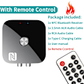 Miniatyrbillede 7 af 7: NFC Bluetooth 5.3 Audio Receiver 3.5mm AUX R/L RCA Stereo Lossless