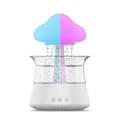 Miniatyrbilde 1 av 7: Regn sky natt lys luftfukter med regnende vann dråpe lyd og 7 farger led lys essensiell olje diffuser aromaterapi