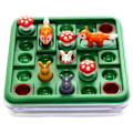 Miniatyrbillede 1 af 7: Bunny Bouncing Game Børn Puslespil Bræt Checkers Legetøj