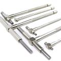 Miniatyrbild 4 av 5: 6 bitar set teleskop mätare set mikrometer mätning borrning ingenjörer kit 8-150 mm härdat verktyg stål precision teleskop mätare