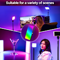 Pikkukuva 5 / 7: RGB LED Video paneeli valo 7 tuumainen tasku täyttö valo himmennettävä 2500-9000K 4000mAh valokuvaus suoraan suoraan