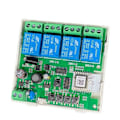 Miniatyrbillede 6 af 6: 220V Switch 4 Channel Med Ding Rail Bolig Work with ewelink Alexa kompatibel