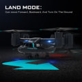 Miniatyrbilde 3 av 7: Land-luft modell 4k HD fireakset Land-luft Dobbel modus kamp helikopter barn's leketøy