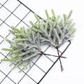Miniatyrbilde 7 av 7: 6 stk kunstige planter falske furu vaser jule pynt