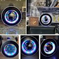 Miniatyrbilde 6 av 9: Magnetisk Levitasjon Globe LED Verden Kart Roterende Globe Lys Nattbord Lys