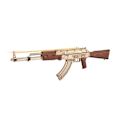 Miniatyrbild 1 av 7: Automatisk gevär AK47 3D trä pistol roliga gör-det-själv bygg block leksaker
