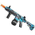 Miniatyrbild 1 av 8: M416 vatten bomb bläster pistol elektrisk graffiti luft gevär vapen paintball leksak