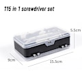 Miniatyrbild 6 av 7: 115 in 1 Multifunktionell Skruvmejsel Set Dator PC Mobil Telefon Utrustning Reparation Skruv Drift