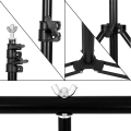 Miniatyrbilde 5 av 6: T-formet Stativ Stativ  Bakgrunn Bakgrunn Fotografi Justerbar Støtte System