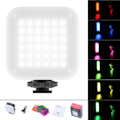 Miniatyrbilde 7 av 9: Mini LED Video Kontor Lys 2000mAh 5500K Zoom Lysing Fotografisk Belysning U Lys Vlog Fyll Lys