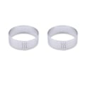 Miniatyrbilde 1 av 10: Rustfritt stål Terte Mugg Ring Tartlet Kake Mousse Mopper Cookies Pay Circle Cutter