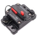Miniatyrbillede 1 af 7: 50A  Circuit Breaker Sikring Nulstil 12-48V DC Bil Båd Auto Vandtæt