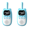 Pikkukuva 8 / 9: 2 kpl Lasten Walkie Talkie Ladattava 1000mAh Kämmenlaite 0,5W 3km Radio lähetin