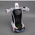 Miniatyrbilde 3 av 4: Elektrisk Lys Musikk Deformasjon Racing Bil Transformasjon Robot Kjøretøy Barn