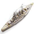 Pikkukuva 1 / 5: 3D metalli palapeli malli rakennus - - Nagato luokka taistelulaiva palapeli lelu
