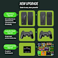 Miniatyrbilde 4 av 8: Video Game Stick Lite 4K Video Game M8 Console 64GB Double Wireless Controller
