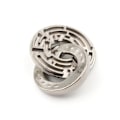 Pikkukuva 3 / 6: 1kpl 52x6mm metalli lukitsematon labyrintti palapeli labyrinti IQ mieli aivo kiusoittaja koulutus lelu