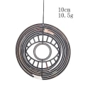 Miniatyrbilde 3 av 6: Tyrkisk Devil Eye Vind Spinner Catcher Sublimering 3D Speil Refleksjon Roterende Windchime