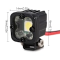 Miniatyrbillede 3 af 7: RC Car Bright LED Lys Forlygte Spotlight for 1/10 RC Crawler Axial SCX10 90046 Wraith Capra