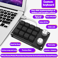 Miniatyrbilde 3 av 4: Mini tastatur 12 taster 2 knapp programmering gjør-det-selv mekanisk tastatur