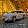 Pikkukuva 6 / 6: Tekninen James Bond DB5 Aston Martin Klassinen Auto rakennus lohkot lelut lapsille