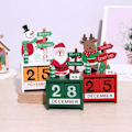 Miniatyrbillede 2 af 9: Jul pynt træ nedtælling kalender pynt gave fest tilbehør vindue bord bolig indretning
