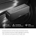 Pikkukuva 4 / 6: Bluetooth kaiutin metalli kannettava super basso langaton kaiutin Bluetooth4.2 3D digitaalinen ääni kaiutin