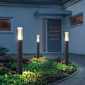 Pikkukuva 4 / 8: Ulkokäyttöön vedenpitävä IP65 10W LED nurmikon lamppu  alumiini pylväs puutarha polku neliö maisema nurmikon valot