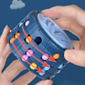 Pikkukuva 2 / 4: 3D Sylinteri Kuutio Lelu Magical Bean Gyro Kierrä Slide Puzzle Pelit Live Stressiä lapsille