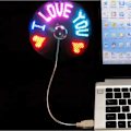Miniatyrbillede 4 af 5: USB LED RGB Lys Programmerbar Blæser Fleksibel Svanehals DIY Besked Mini USB Blæser