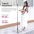 Miniatyrbilde 6 av 7: MT-54 Metal Bærbar Lys Stativ med Telefon holder Mount Stativ Monopod for Led Video Light