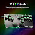 Miniatyrbilde 4 av 8: Fightstick Hitbox Leverless Controller Mini Stickless Arcade Stick For PC /Ps3/ Ps4 /Switch
