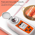 Miniatyrbillede 4 af 7: LCD Digital Refraktometer Brix Meter Frugt Juice Drik ATC Sukker Indhold Måle Instrument 0-35% Saccharometer