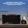 Miniatyrbillede 2 af 6: Laser Røg Absorber Metal Lodde Røg Udsugning Purifier Til Lodning Laser Graver Skæring Træ Brænding 3D Printer