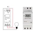 Miniatyrbild 5 av 5: Veckovis 7 dagar Programmerbar Digital TIME SWITCH Relay Timer Control