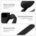Miniatyrbilde 4 av 7: Anti-Trow Touch Controller Grip Deksel For Oculus Quest 2 Med Silicon Beskyttende Ring Deksel VR Tilbehør