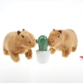 Miniatyrbillede 2 af 9: Simulering Capybara Udstoppede Dyr Plyd Legetøj Bløde Dukker Real Life Capybara Dukker Børn Legetøj