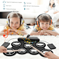 Pikkukuva 3 / 7: Elektroninen rumpu sarja USB Roll-Up Pii rummut Pad