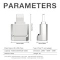 Miniatyrbild 4 av 7: Mini Micro SD TF Card Reader Adapter for iOS 12 Above System External OTG Memory Card Reader