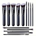 Miniatyrbillede 1 af 11: 14 stykker Makeup Børster Set  Soft Fluffy Foundation Blush